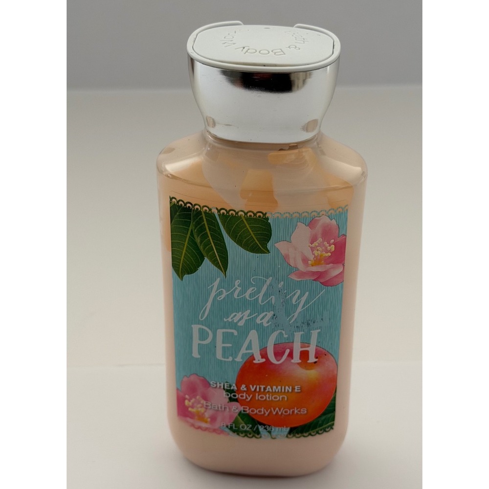 Bath‎ Body Works Pretty As A Peach Shea Vitamin E Body Lotion 8 Fl Oz